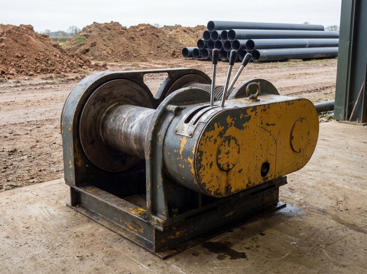 steel wire rope winch